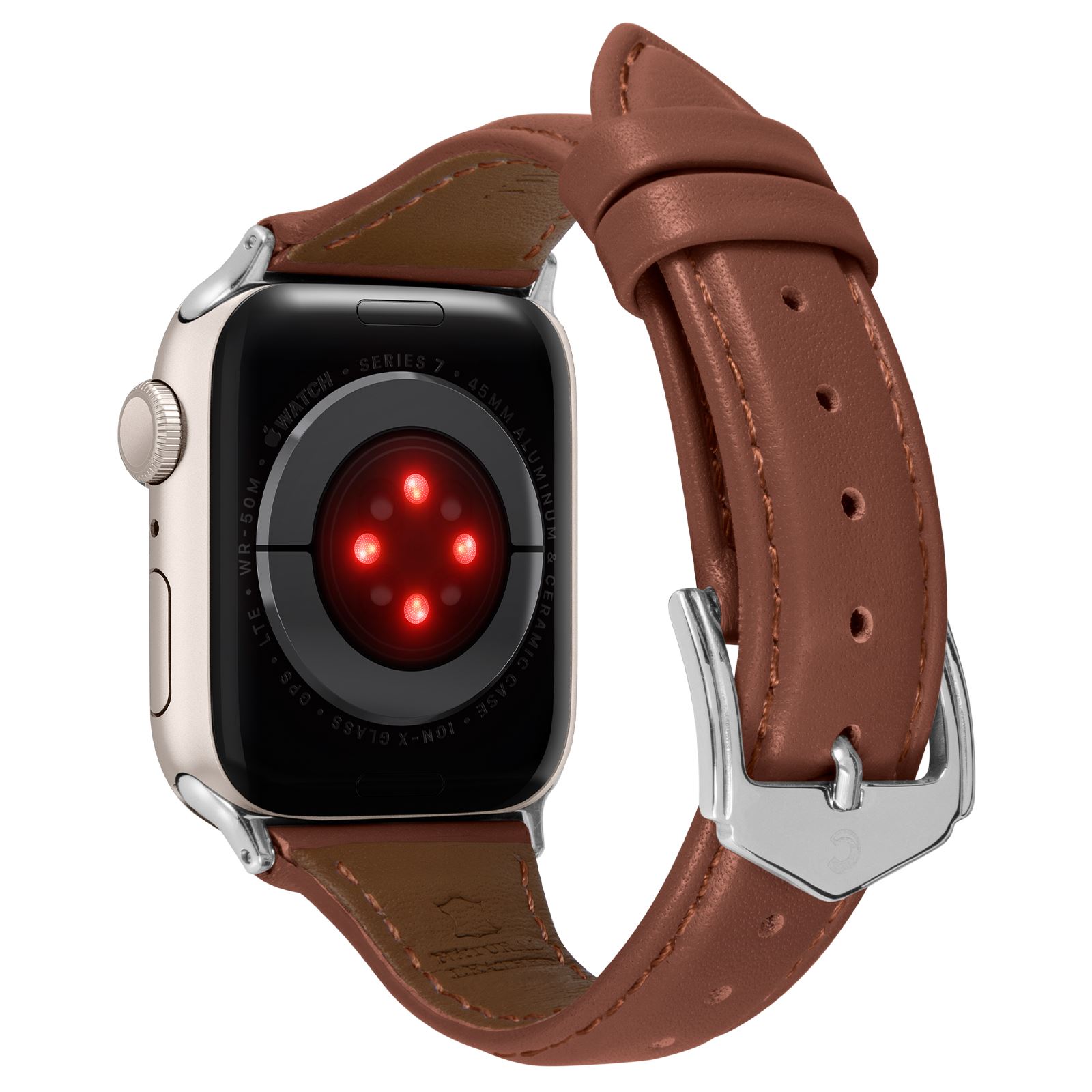 Spigen Kajuk Watch Band, chestnut - Apple Watch 41mm/40mm/38mm (7)