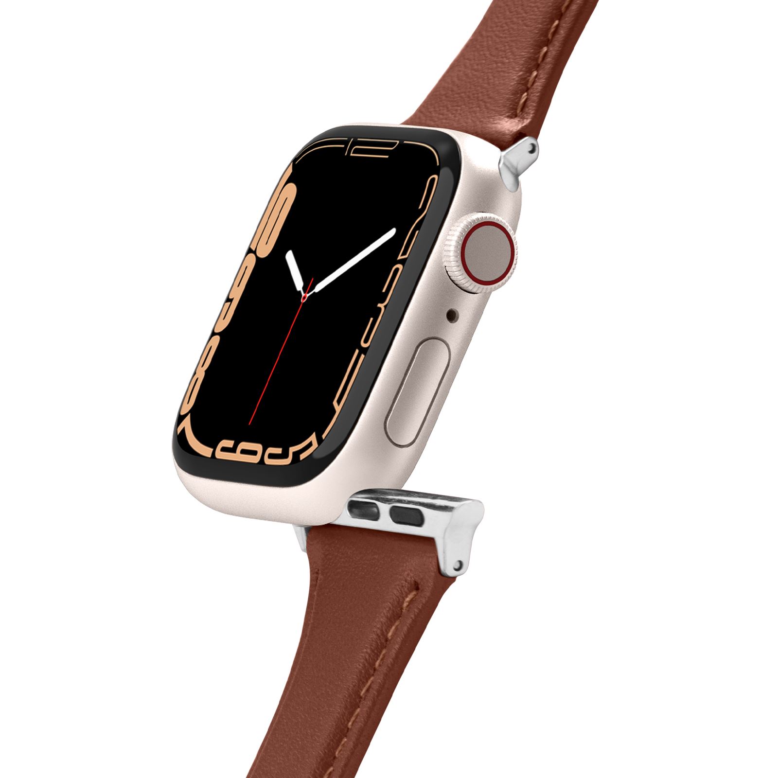 Spigen Kajuk Watch Band, chestnut - Apple Watch 41mm/40mm/38mm (8)