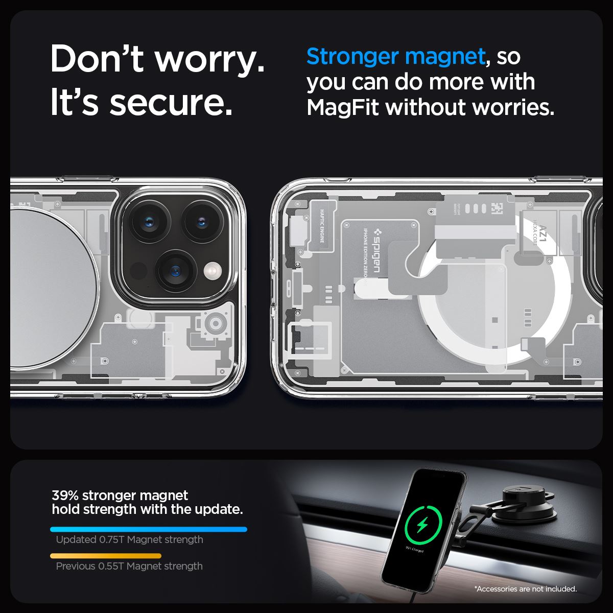 Spigen Ultra Hybrid MagSafe, zero one white - iPhone 15 Pro Max (14)