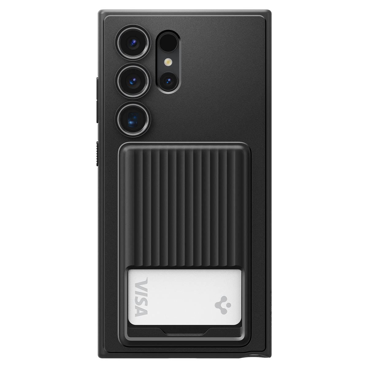 Spigen Liquid Slot, matte black - Samsung Galaxy S24 Ultra (2)