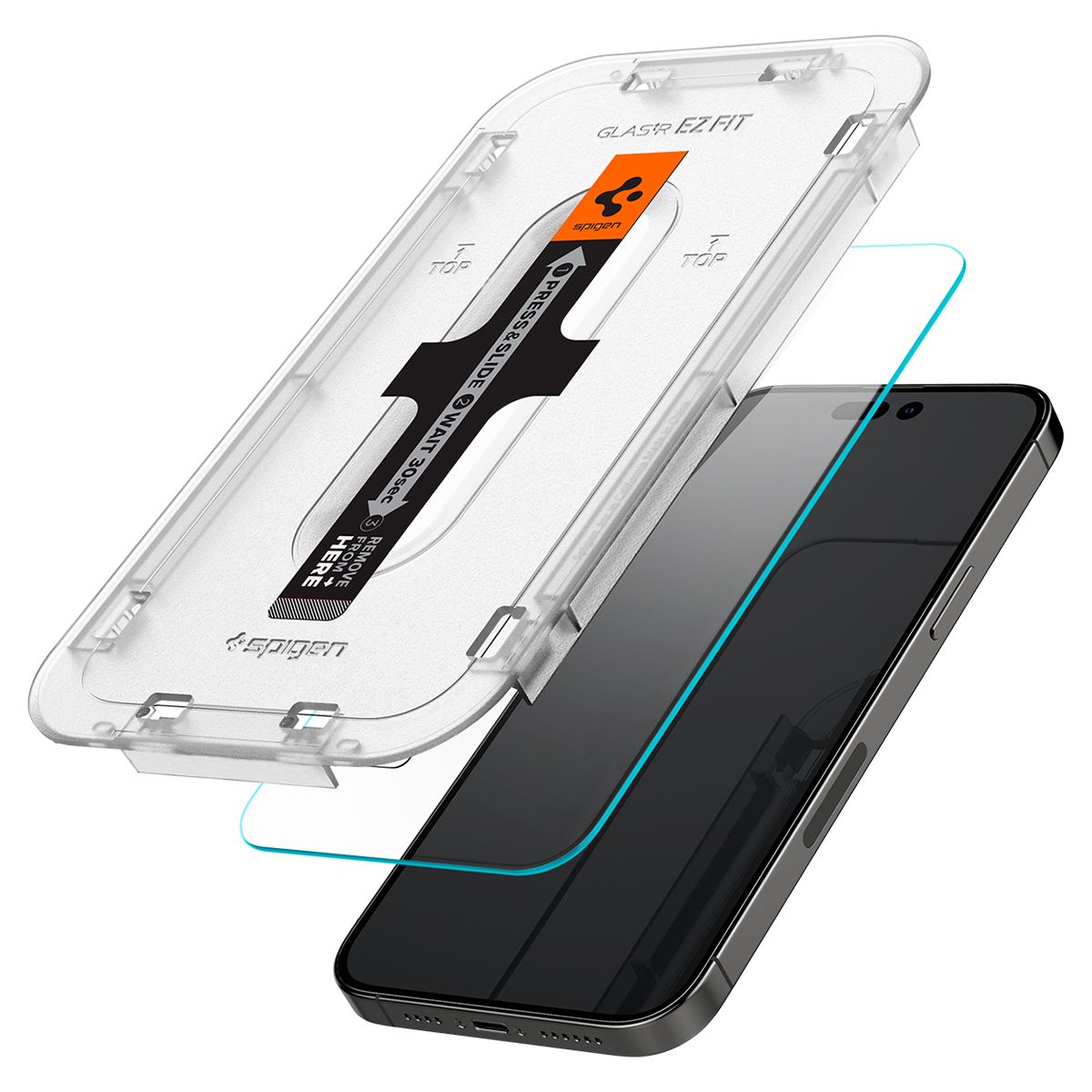 Spigen Glass tR EZ Fit 2 Pack, Transparency Sensor Protection - iPhone 14 Pro Max (2)