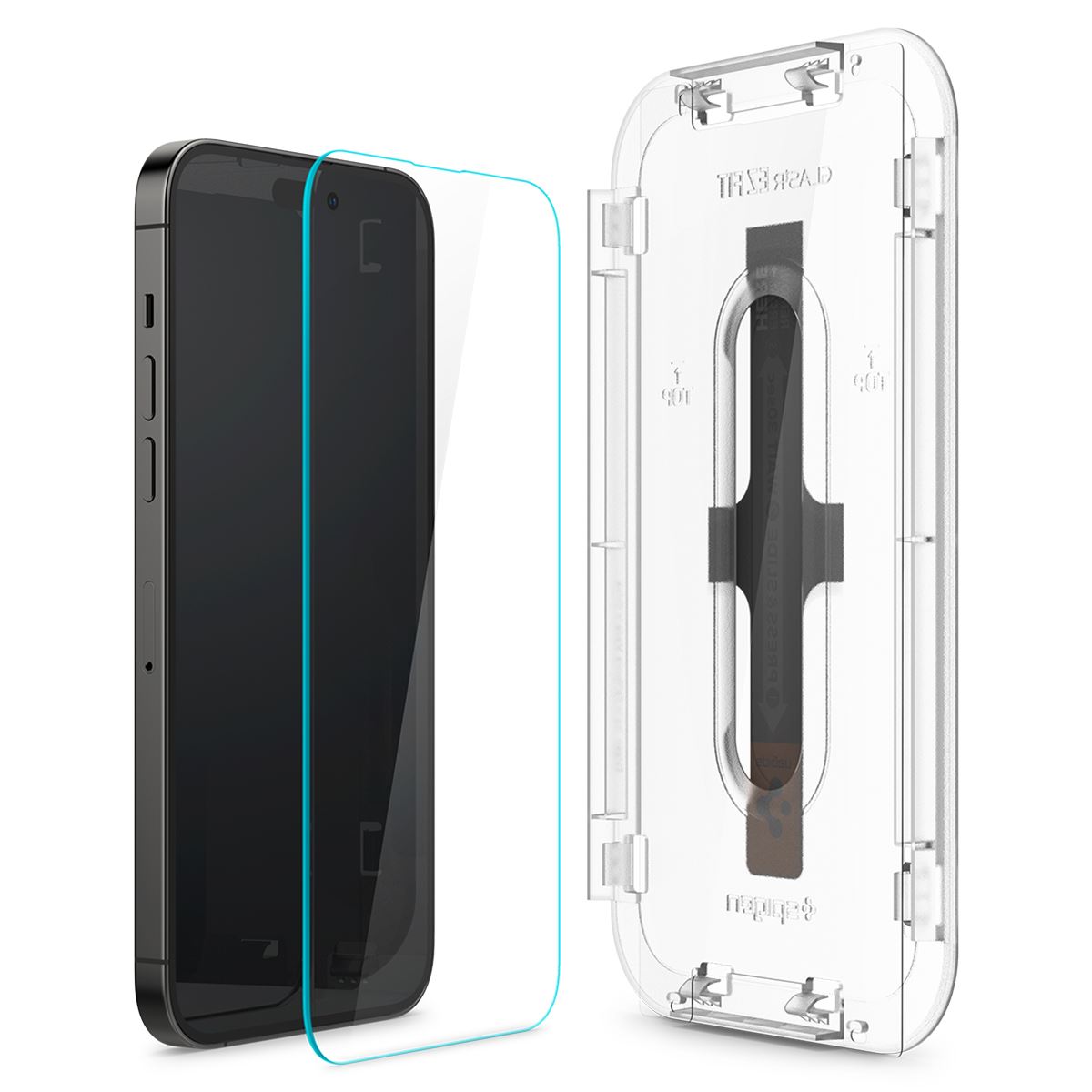 Spigen Glass tR EZ Fit 2 Pack, Transparency Sensor Protection - iPhone 14 Pro Max (3)