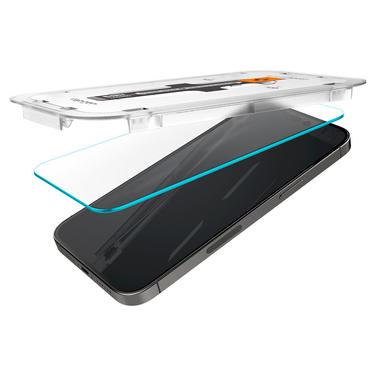 Spigen Glass tR EZ Fit 2 Pack, Transparency Sensor Protection - iPhone 14 Pro Max (5)
