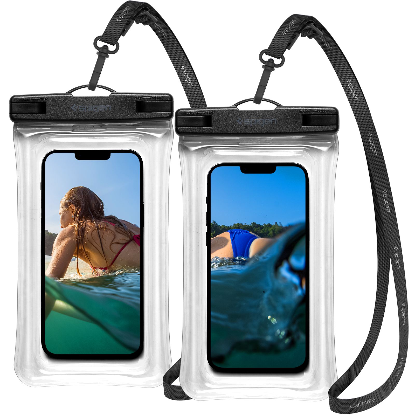 Spigen Aqua Shield WaterProof Floating Case A610 2 Pack, crystal clear (1)