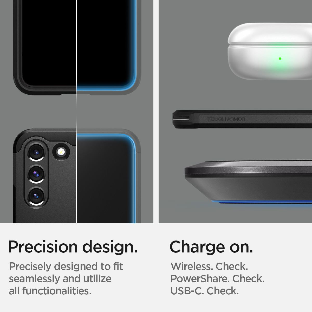 Spigen Tough Armor, black - Samsung Galaxy S22+ (13)
