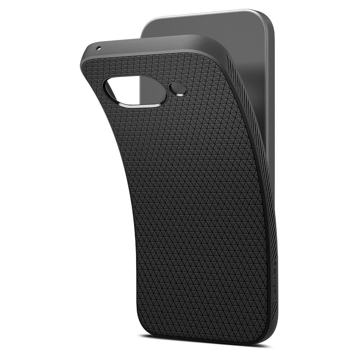 Spigen Liquid Air, matte black - Google Pixel 9a (6)