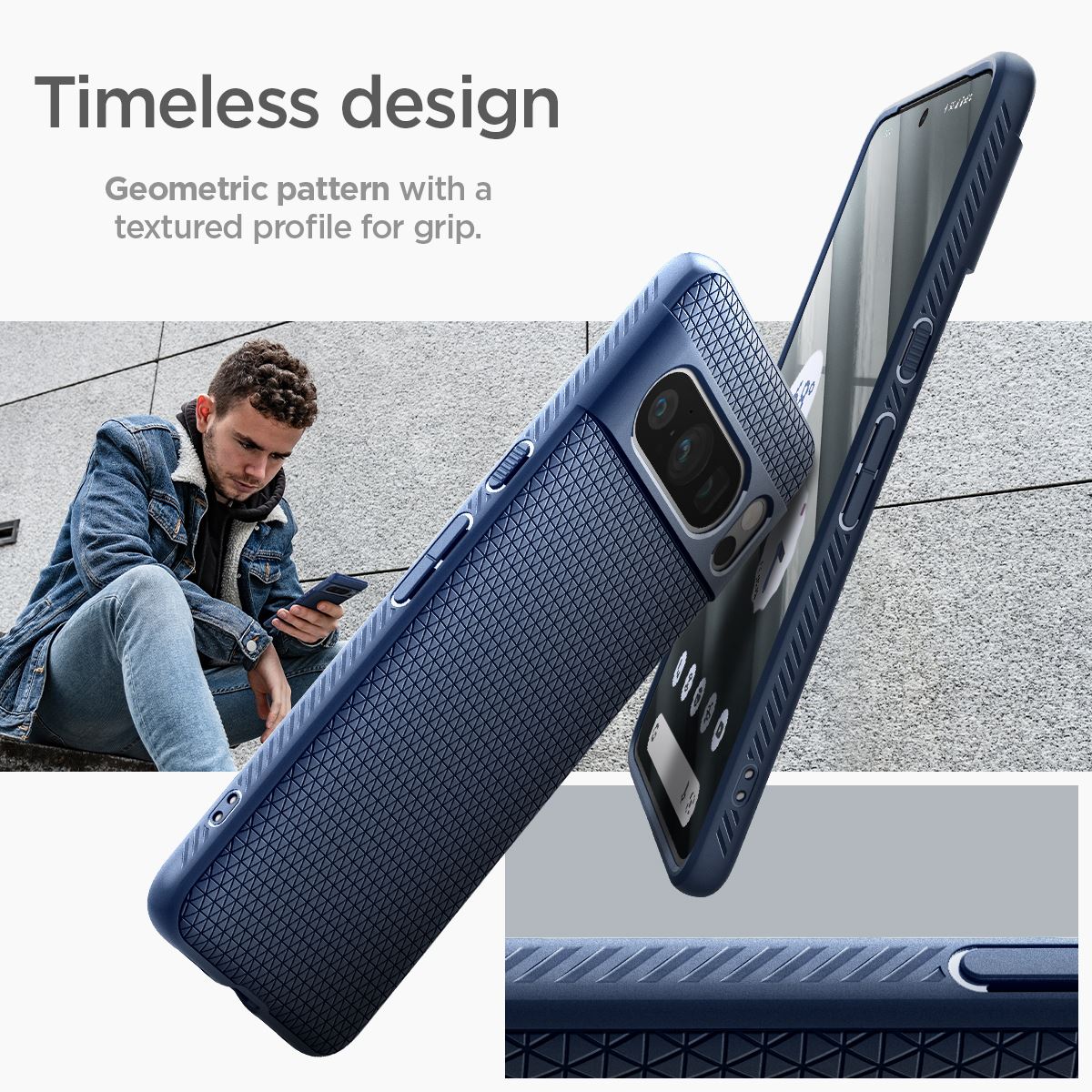 Spigen Liquid Air, navy blue - Google Pixel 8 Pro (15)