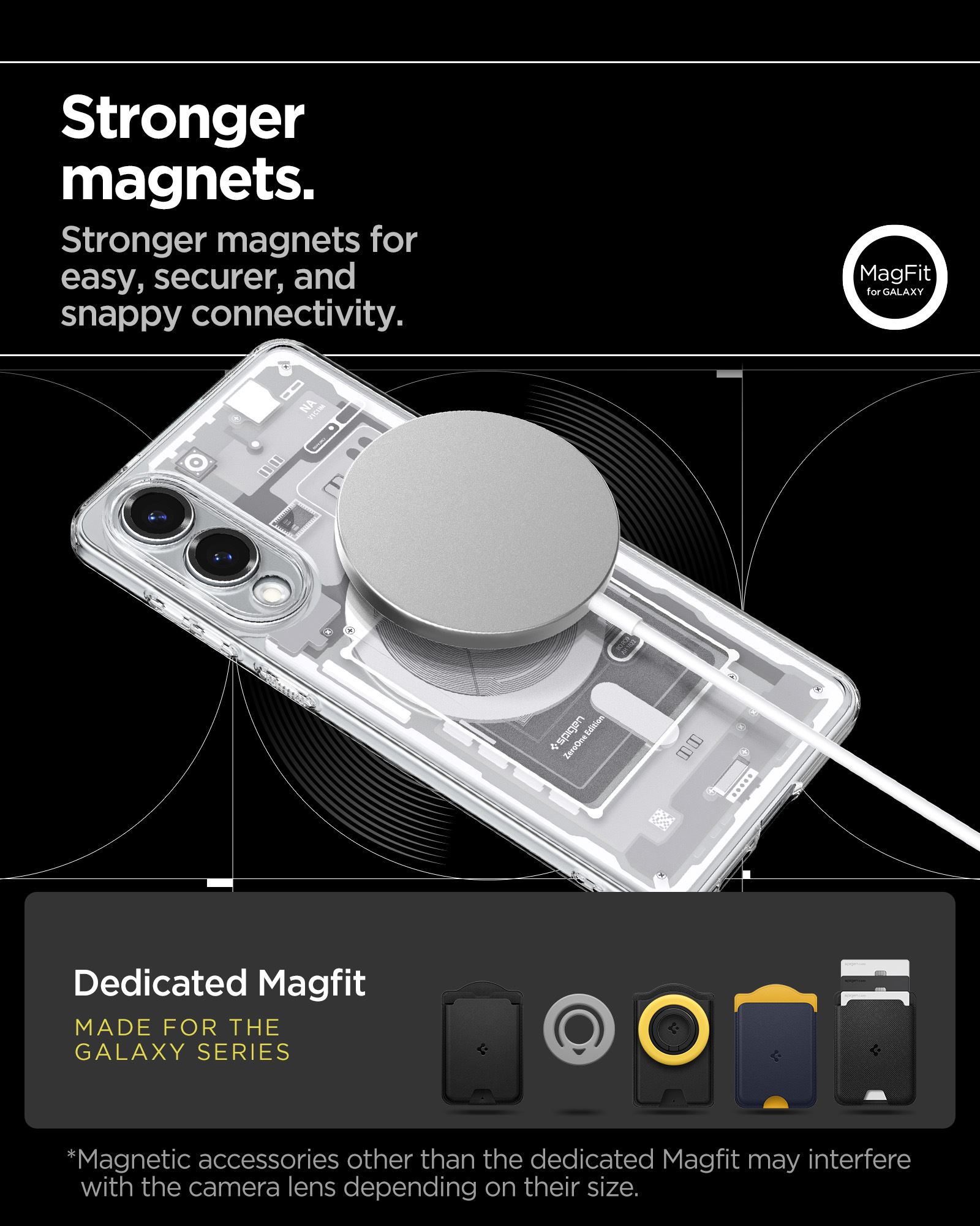Spigen Ultra Hybrid MagSafe, zero one white - Samsung Galaxy S25 Edge (12)