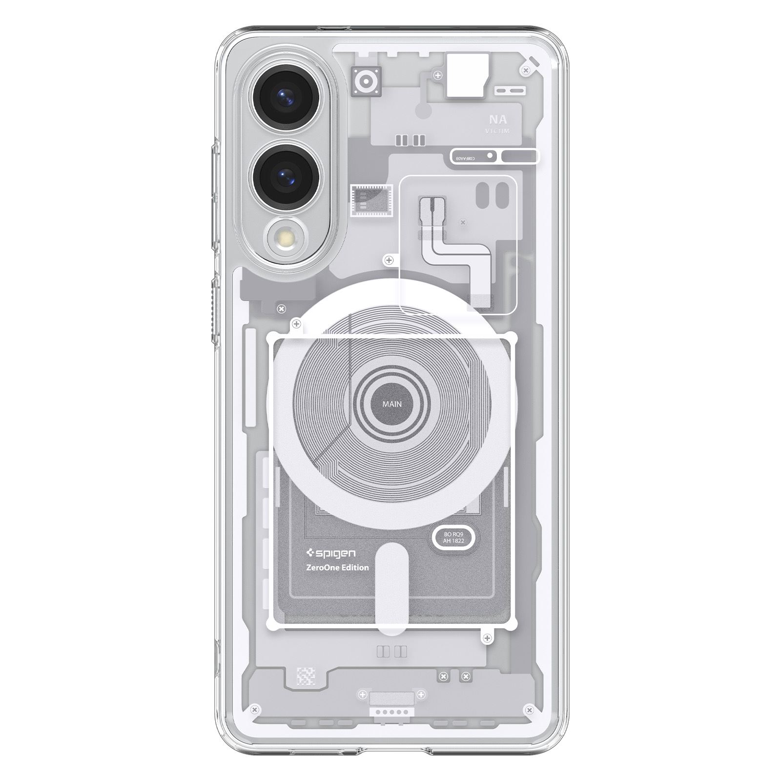 Spigen Ultra Hybrid MagSafe, zero one white - Samsung Galaxy S25 Edge (2)