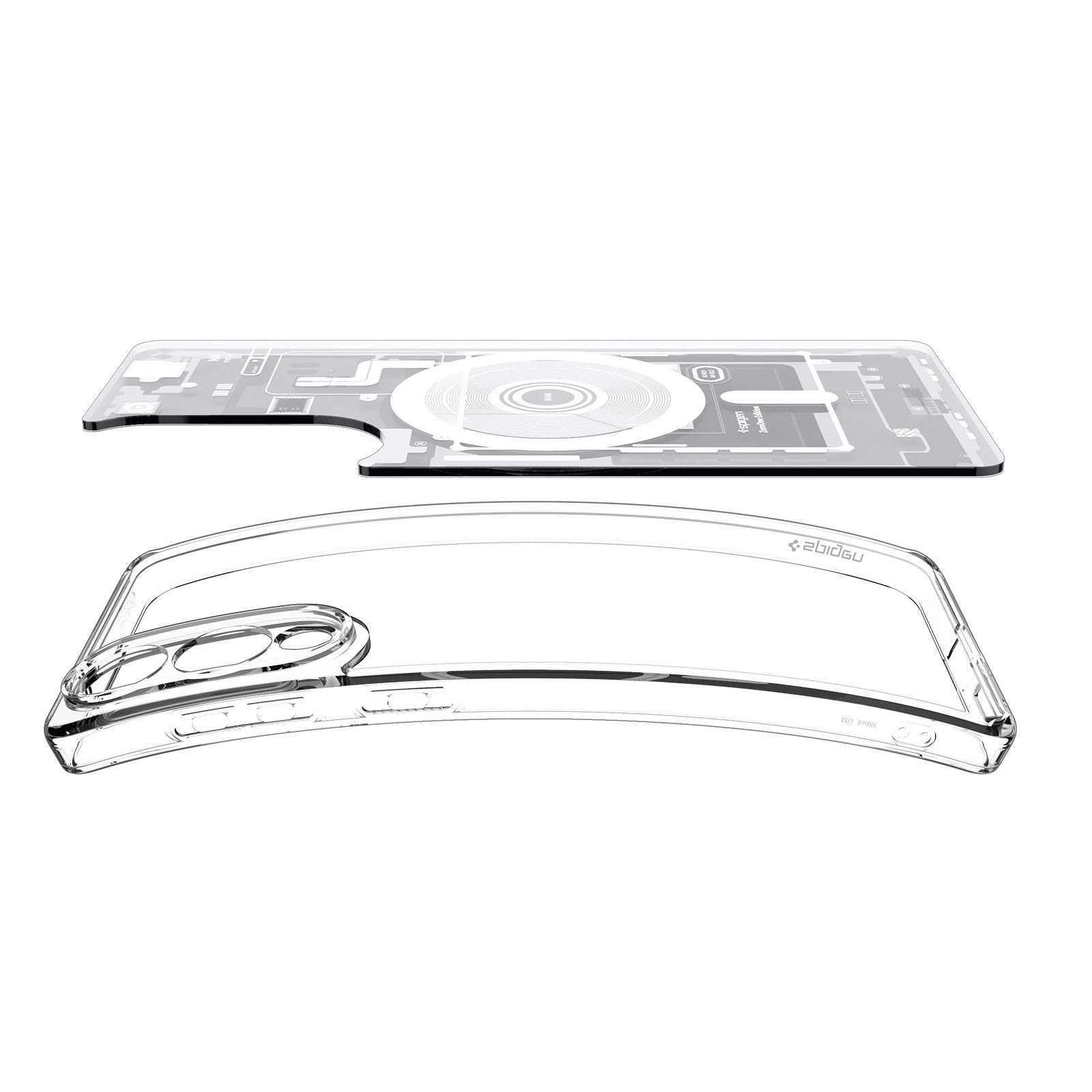 Spigen Ultra Hybrid MagSafe, zero one white - Samsung Galaxy S25 Edge (6)
