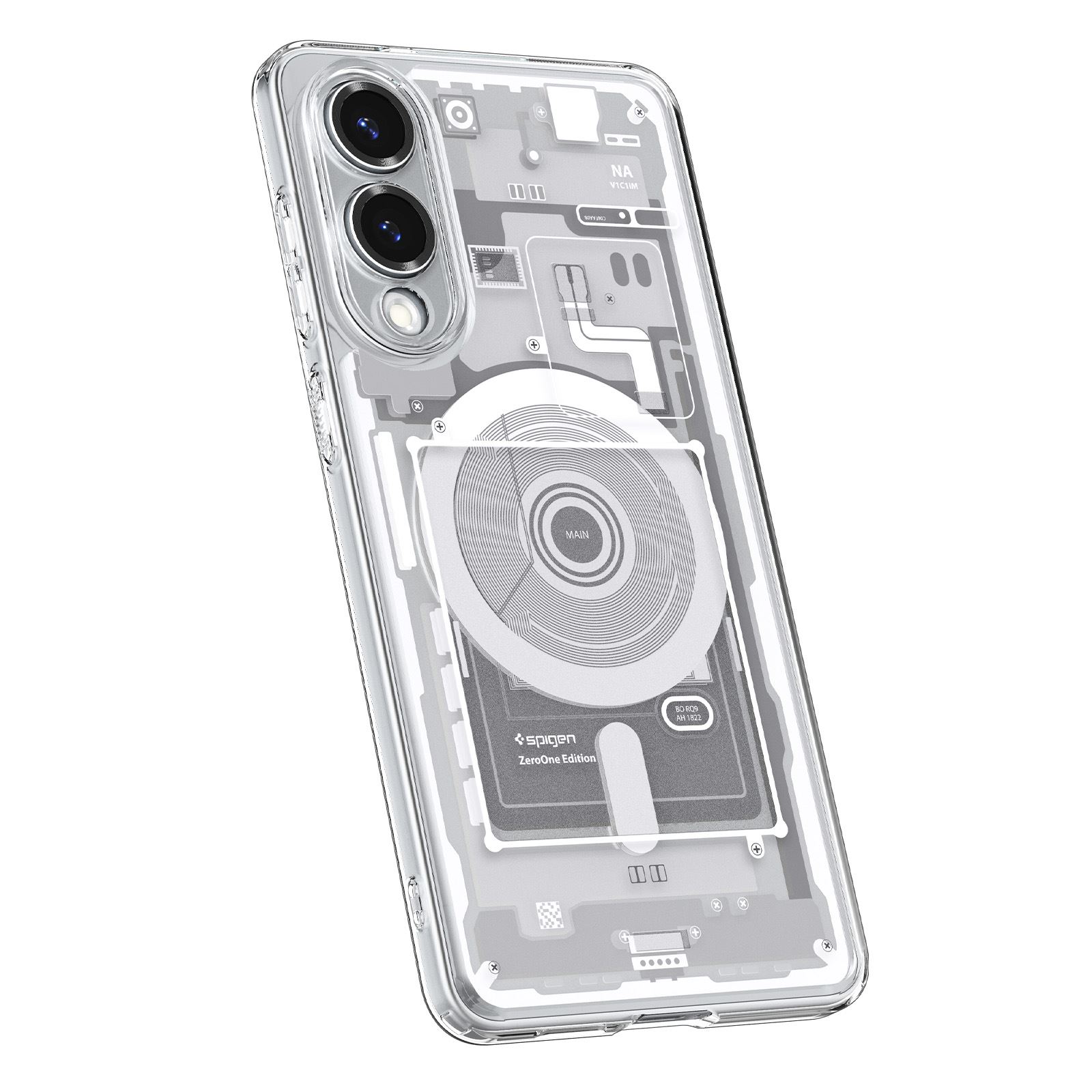 Spigen Ultra Hybrid MagSafe, zero one white - Samsung Galaxy S25 Edge (7)