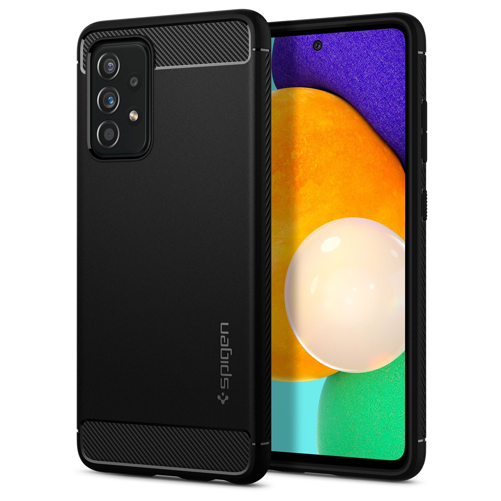 Spigen Rugged Armor, black - Samsung Galaxy A52s 5G/Galaxy A52 (LTE/5G)