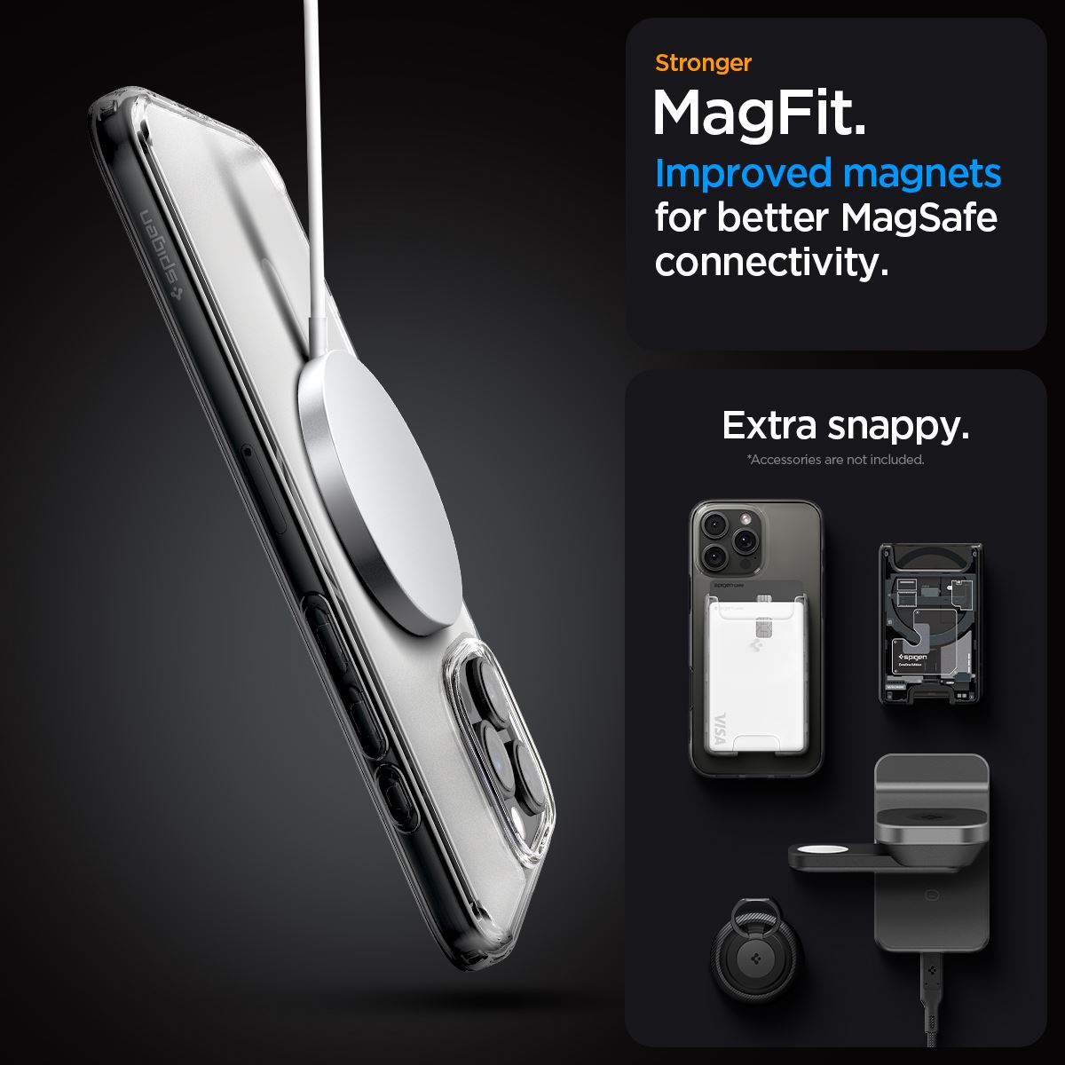 Spigen Ultra Hybrid MagSafe, frost clear - iPhone 16 Pro (8)