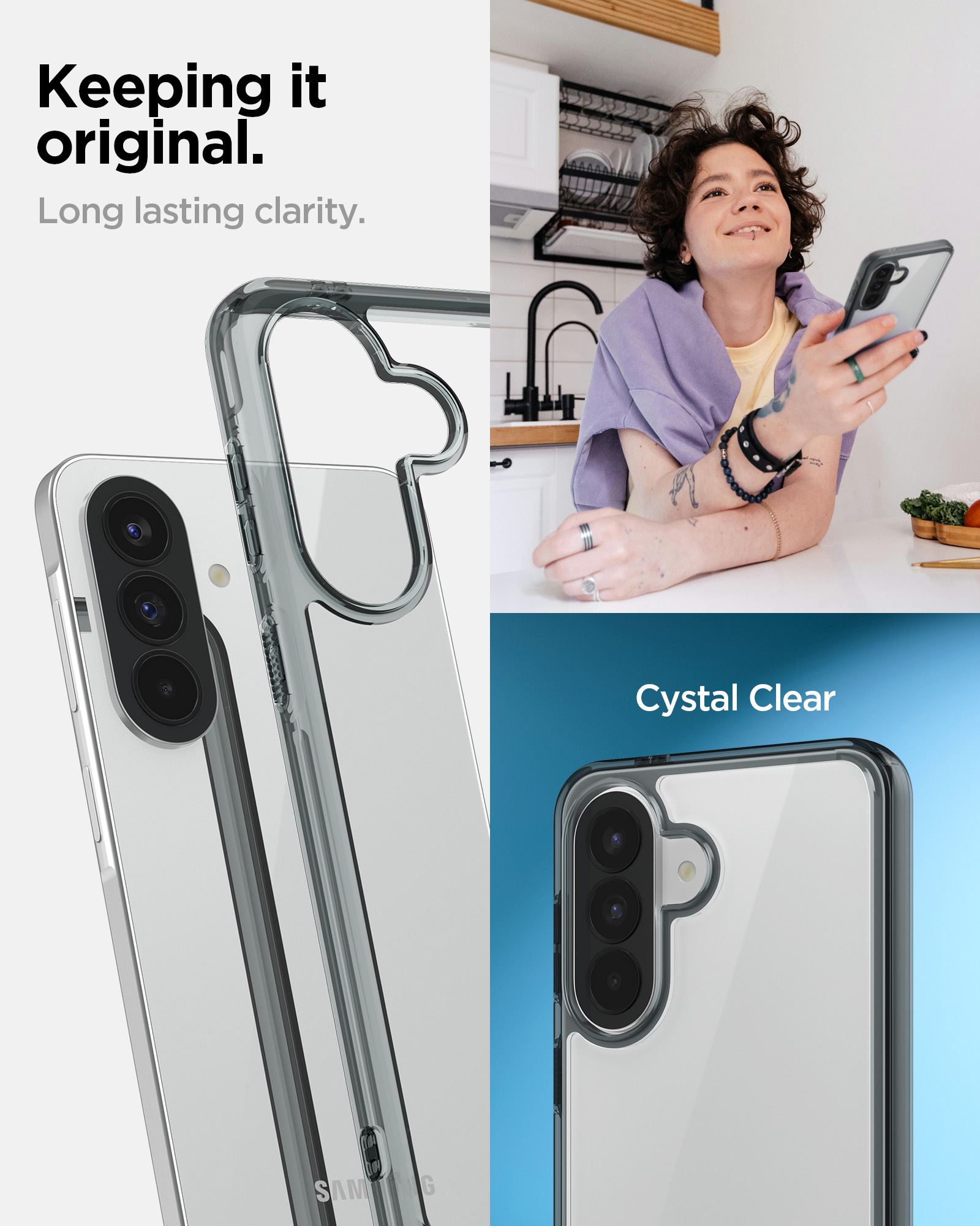 Spigen Ultra Hybrid, space crystal - Samsung Galaxy A57 5G (10)