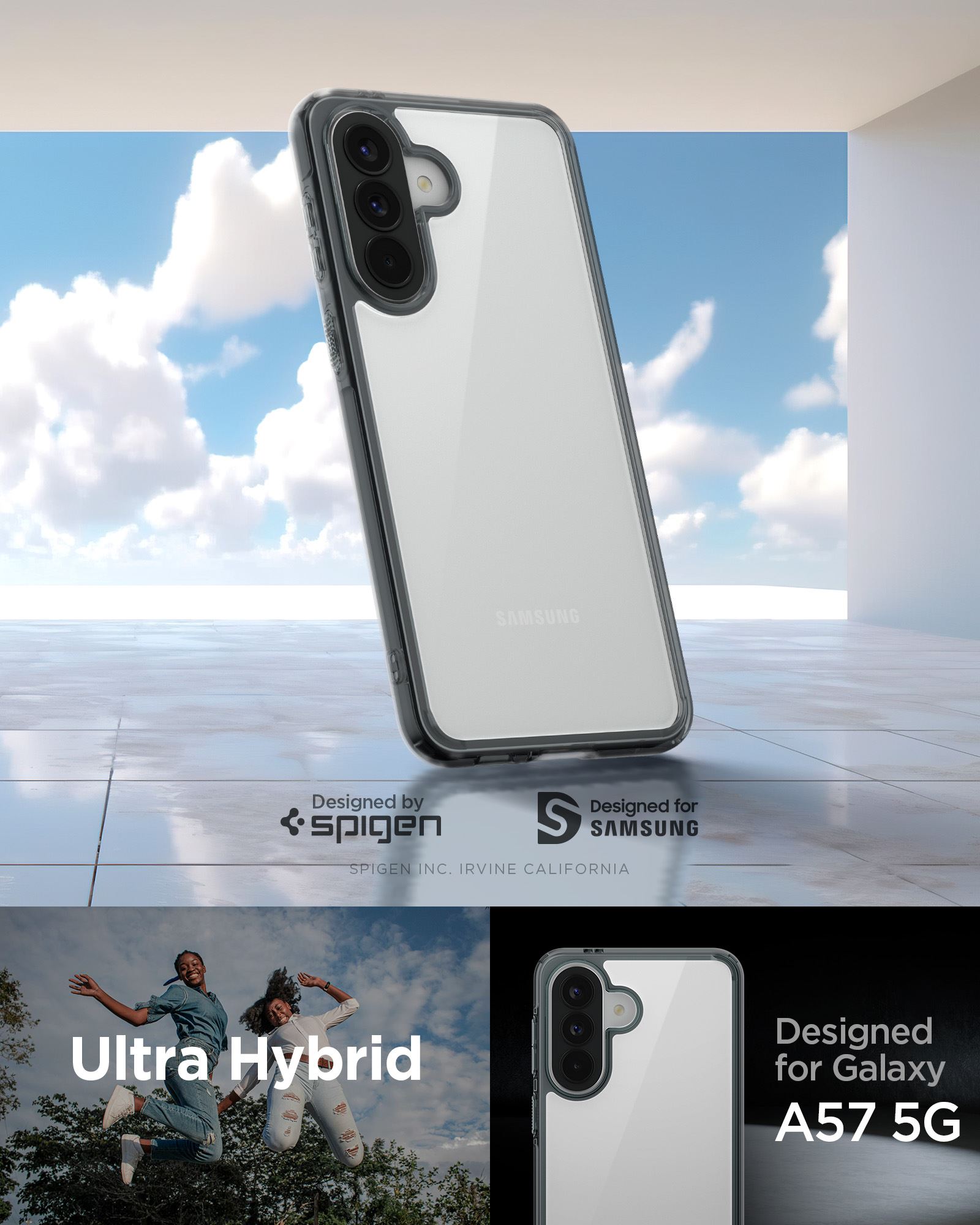 Spigen Ultra Hybrid, space crystal - Samsung Galaxy A57 5G (9)