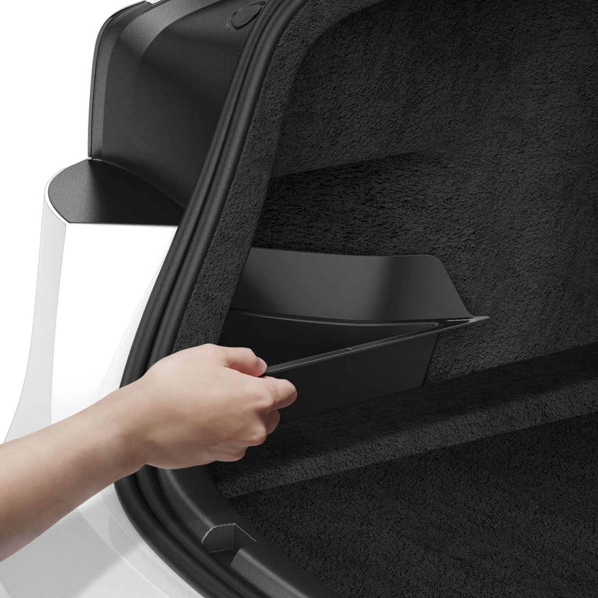 Spigen Tesla Trunk Organizer, black - Tesla Model 3 2024 (9)