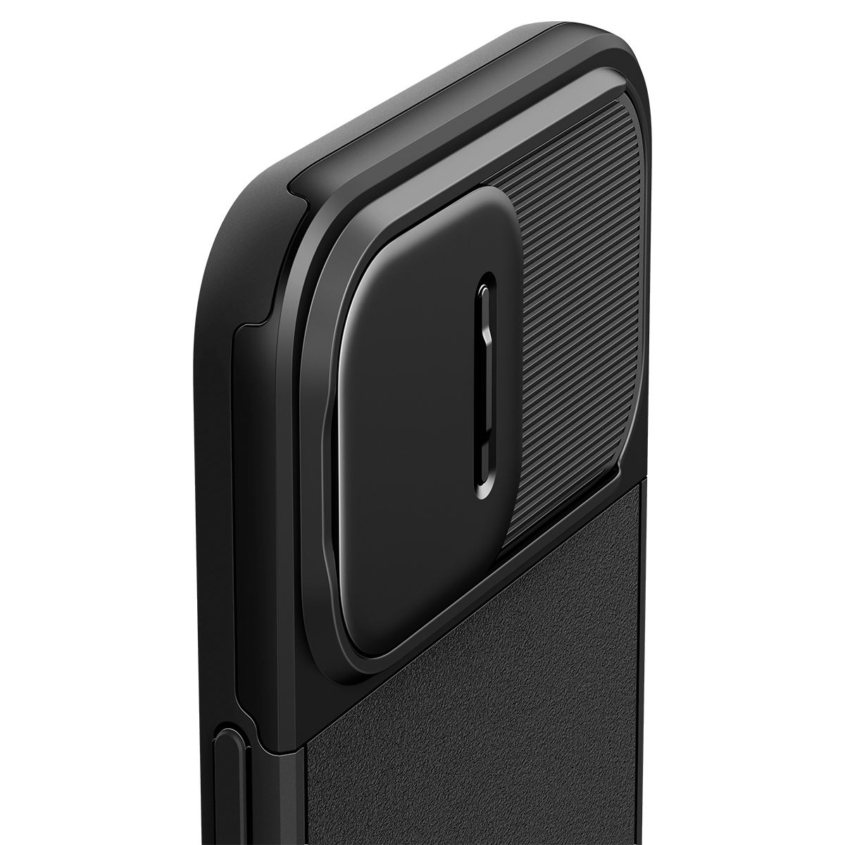 Spigen Optik Armor MagSafe, black - iPhone 15 Pro Max (10)