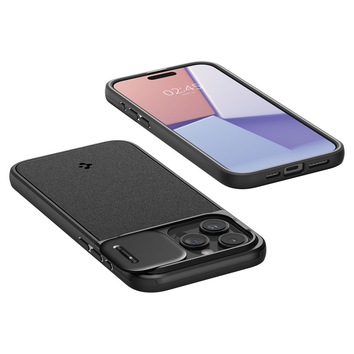 Spigen Optik Armor MagSafe, black - iPhone 15 Pro Max (11)