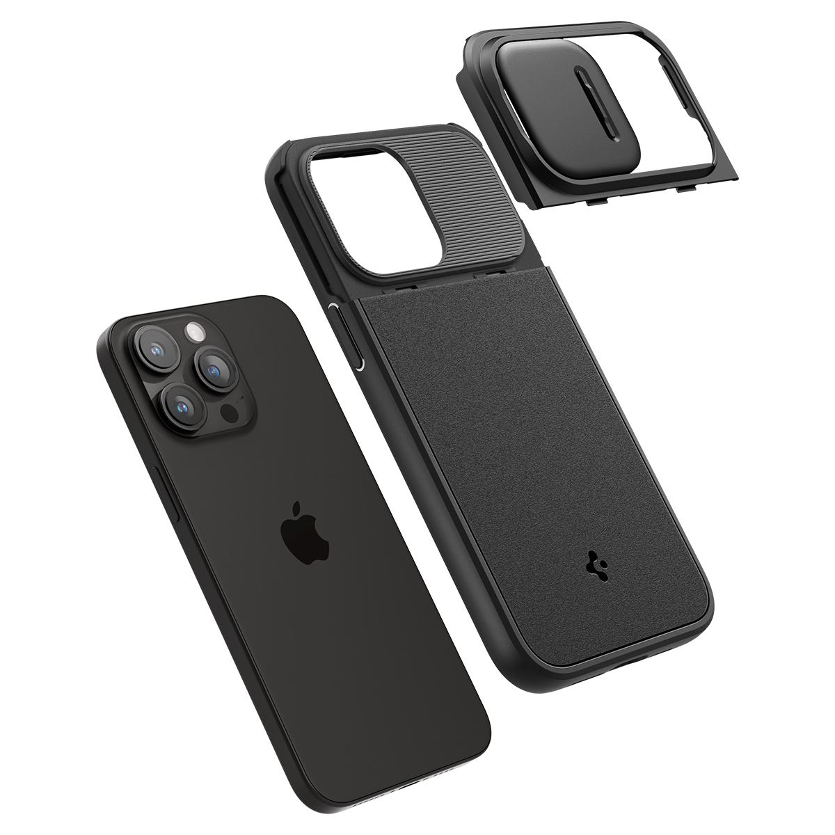 Spigen Optik Armor MagSafe, black - iPhone 15 Pro Max (12)