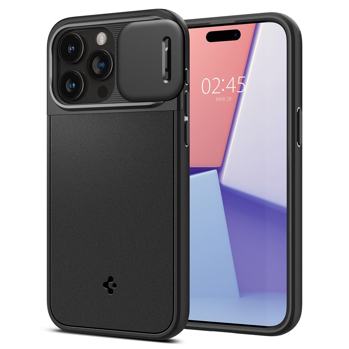 Spigen Optik Armor MagSafe, black - iPhone 15 Pro Max (2)