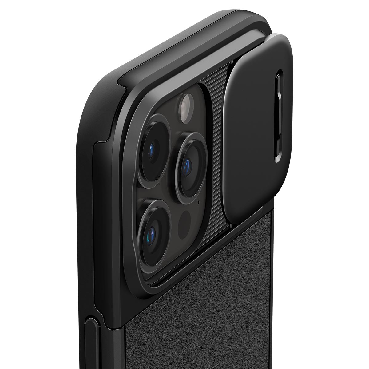 Spigen Optik Armor MagSafe, black - iPhone 15 Pro Max (9)