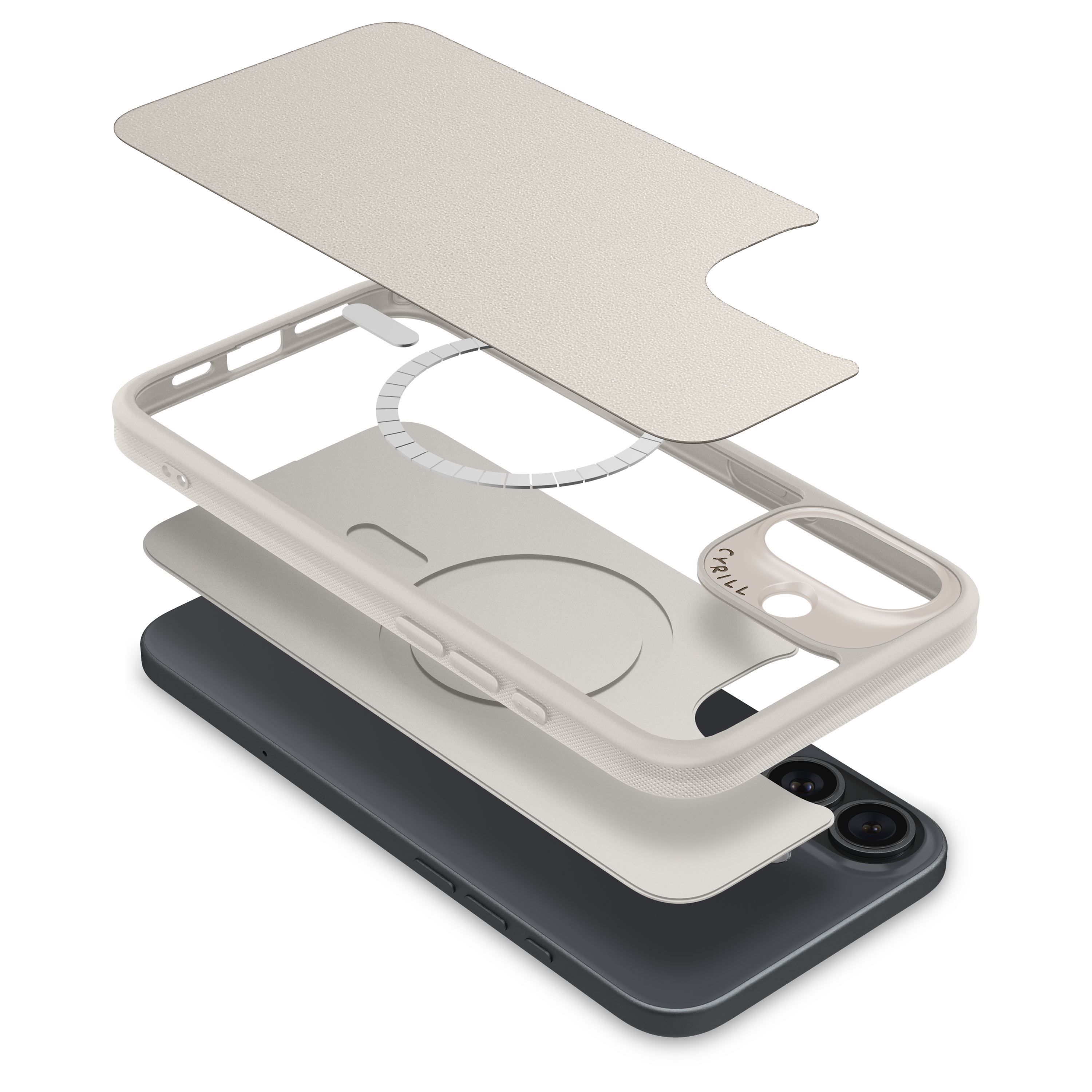 Spigen Cyrill Kajuk MagSafe, cream - iPhone 16 (7)