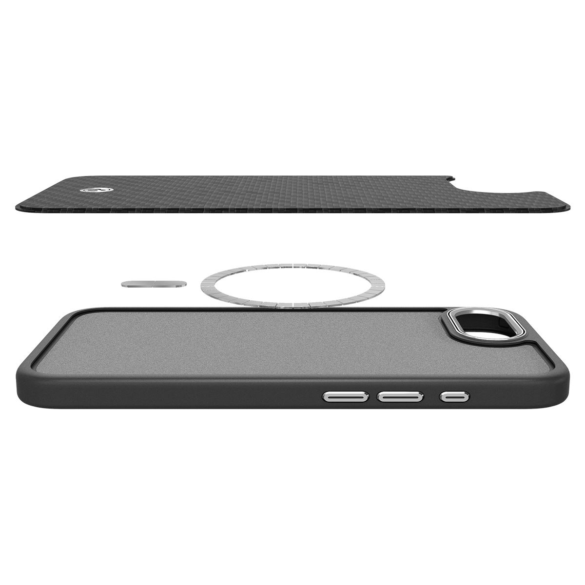 Spigen Enzo Aramid MagSafe, matte black - iPhone 16e (10)