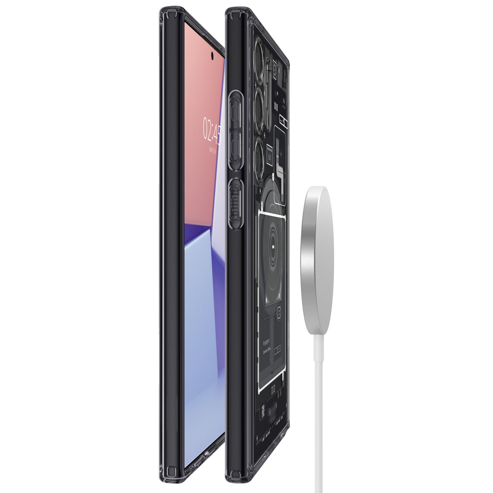 Spigen Ultra Hybrid OneTap Metal Ring MagSafe, zero one - Samsung Galaxy S24 Ultra (2)