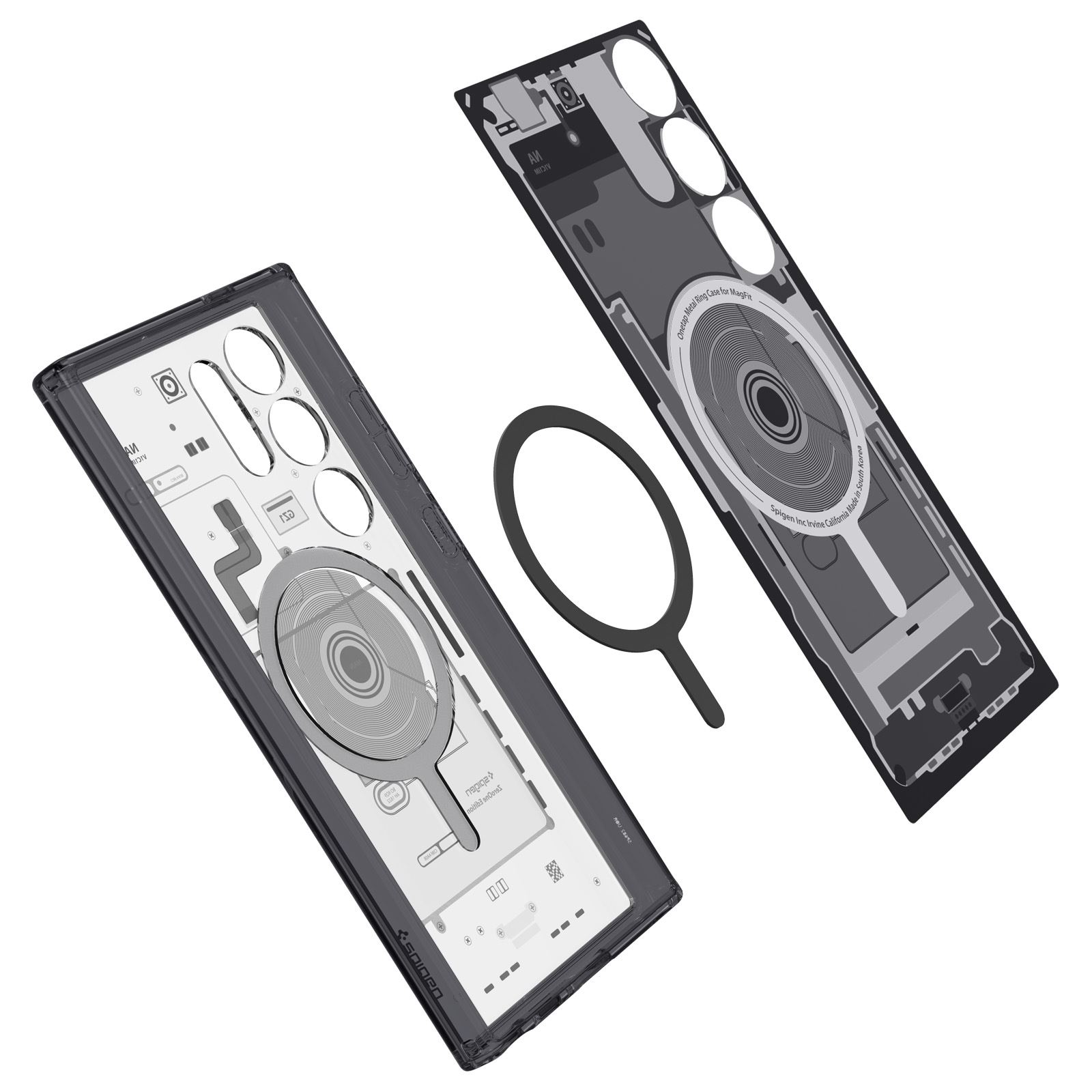 Spigen Ultra Hybrid OneTap Metal Ring MagSafe, zero one - Samsung Galaxy S24 Ultra (5)