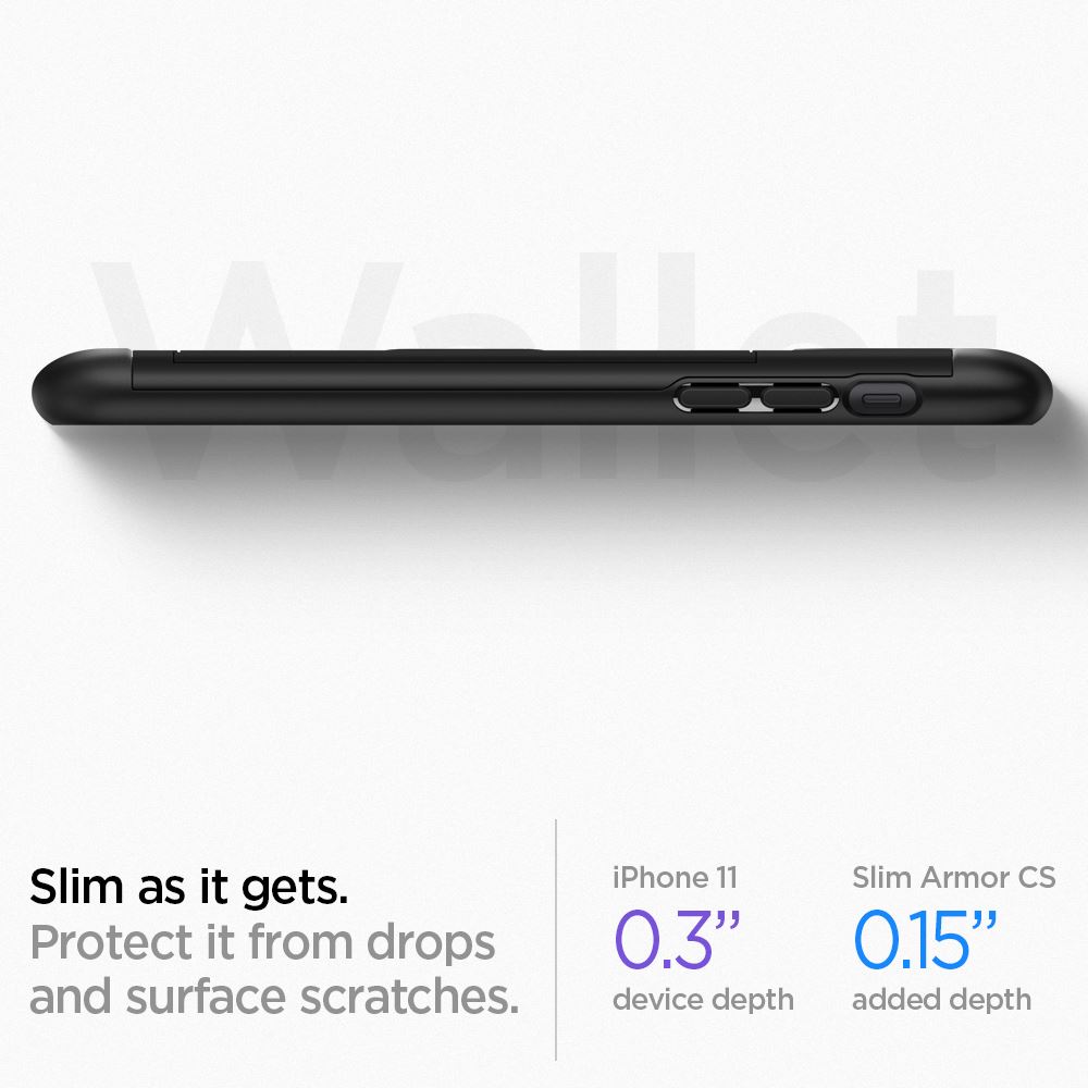 Spigen Slim Armor CS, black -  iPhone 11 (12)