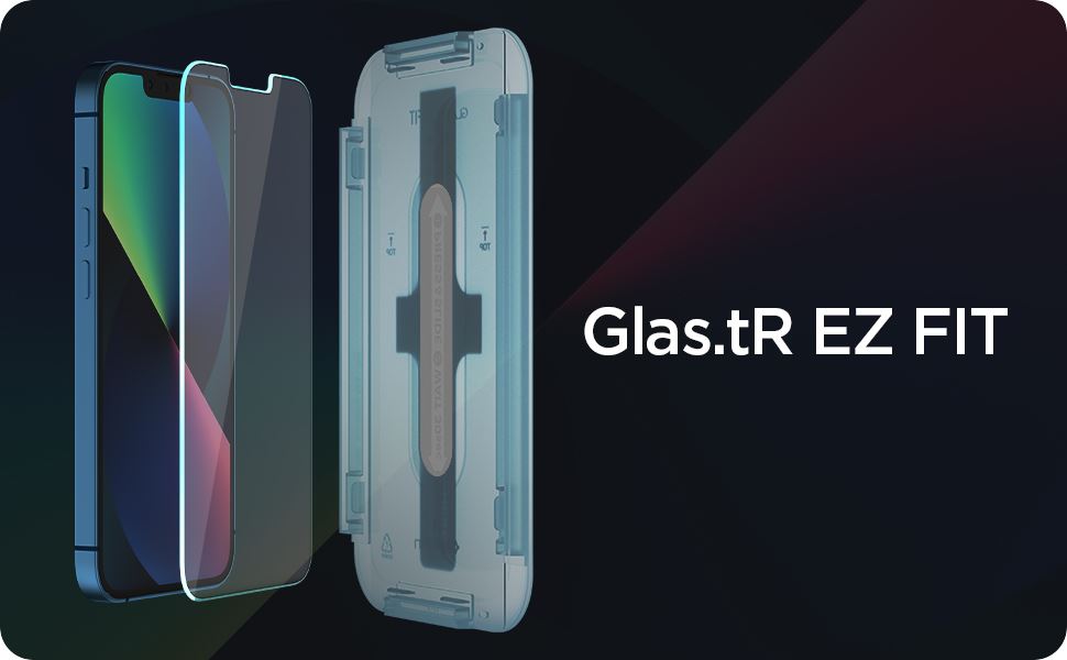 Spigen Glass tR EZ Fit HD 1 Pack open sensor - iPhone 16e/14/13/13 Pro (5)