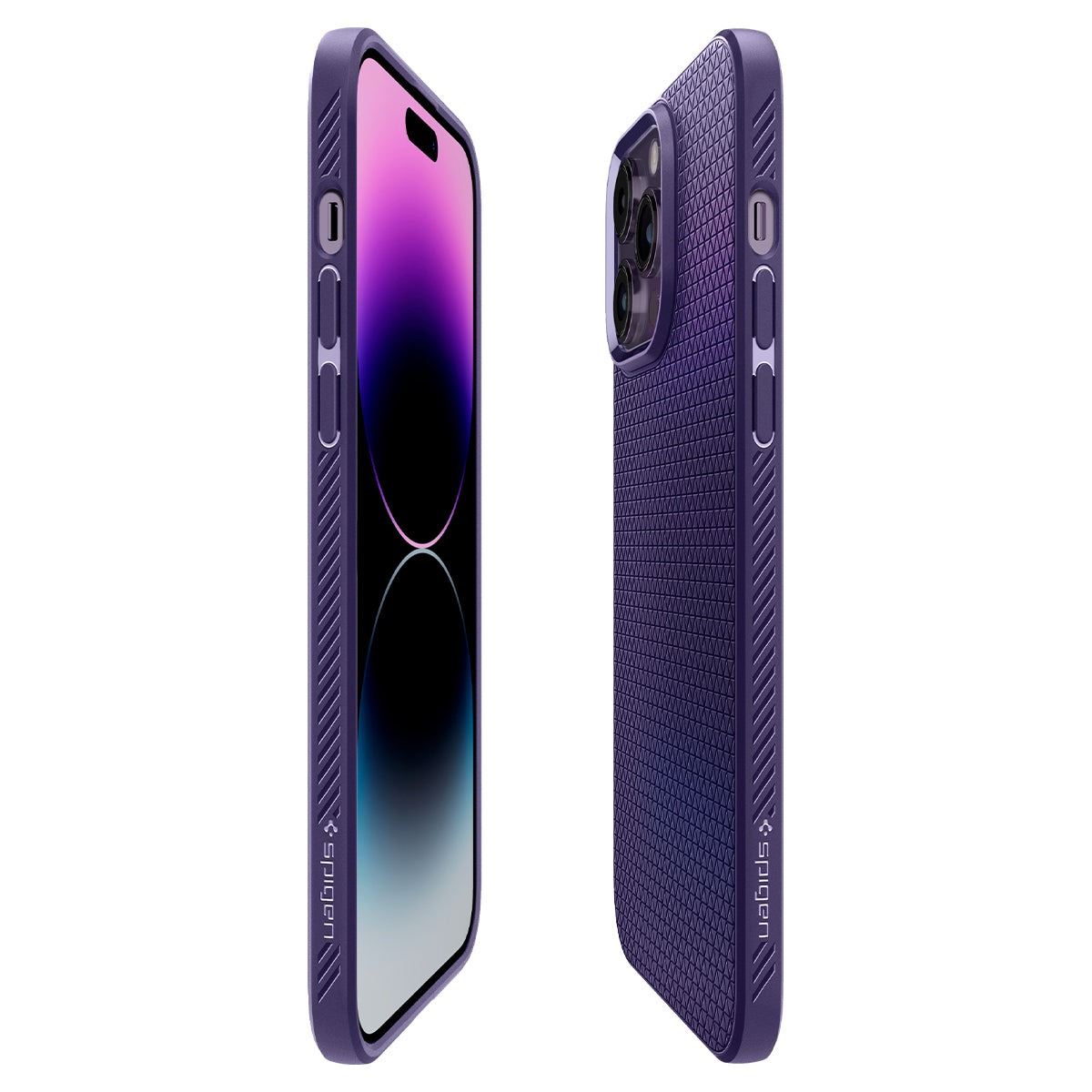 Spigen Liquid Air, deep purple - iPhone 14 Pro (3)