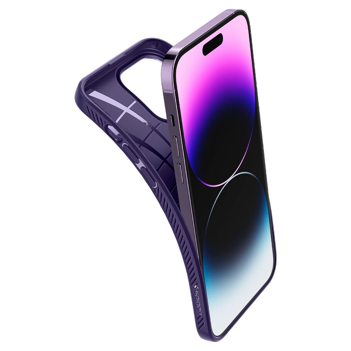 Spigen Liquid Air, deep purple - iPhone 14 Pro (4)
