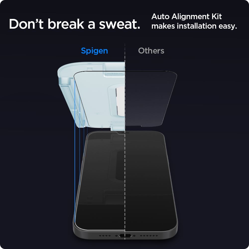 Spigen Glas tR EZ Fit, 2 Pack - iPhone 12/Pro (2)