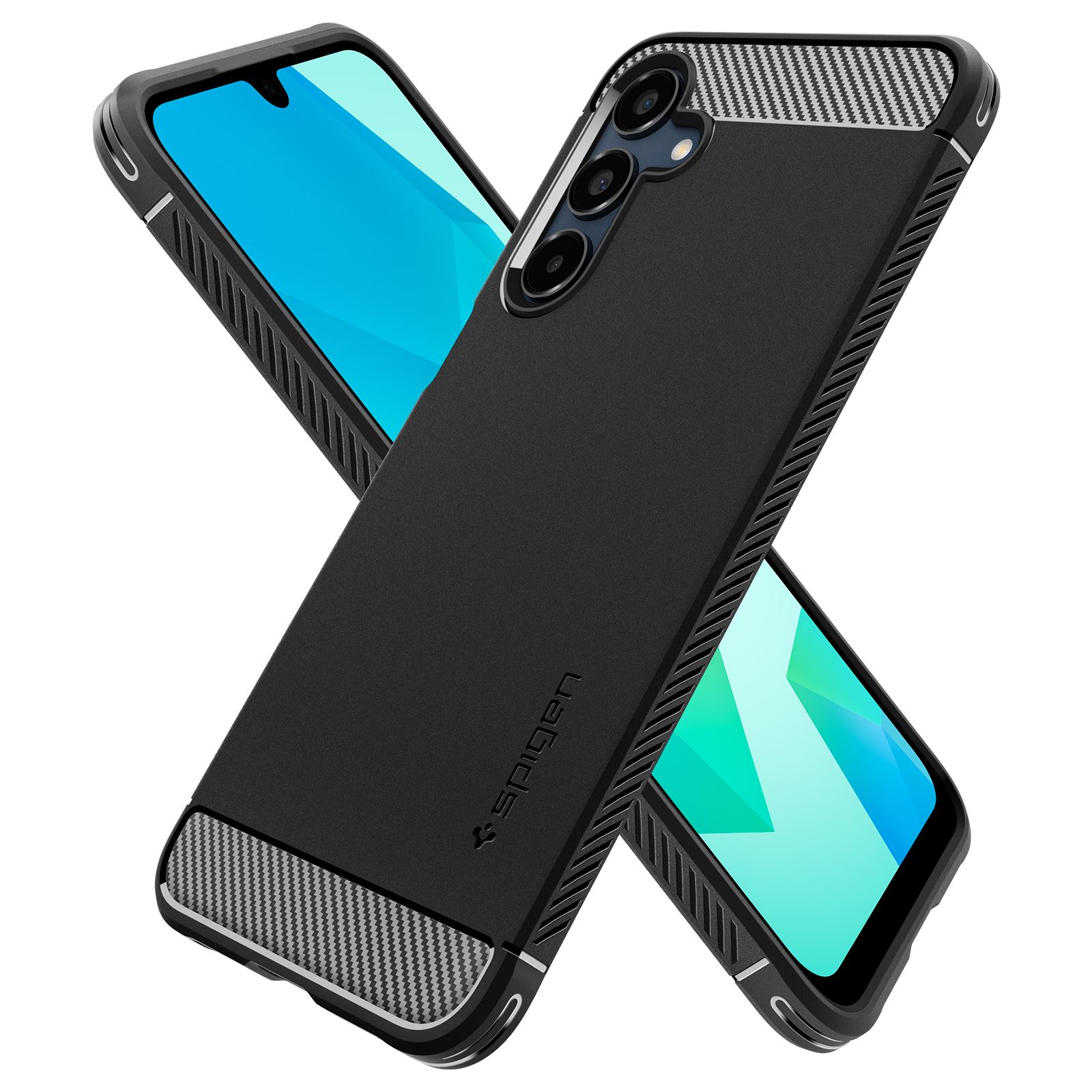 Spigen Rugged Armor, matte black - Samsung Galaxy A16/A16 5G (7)