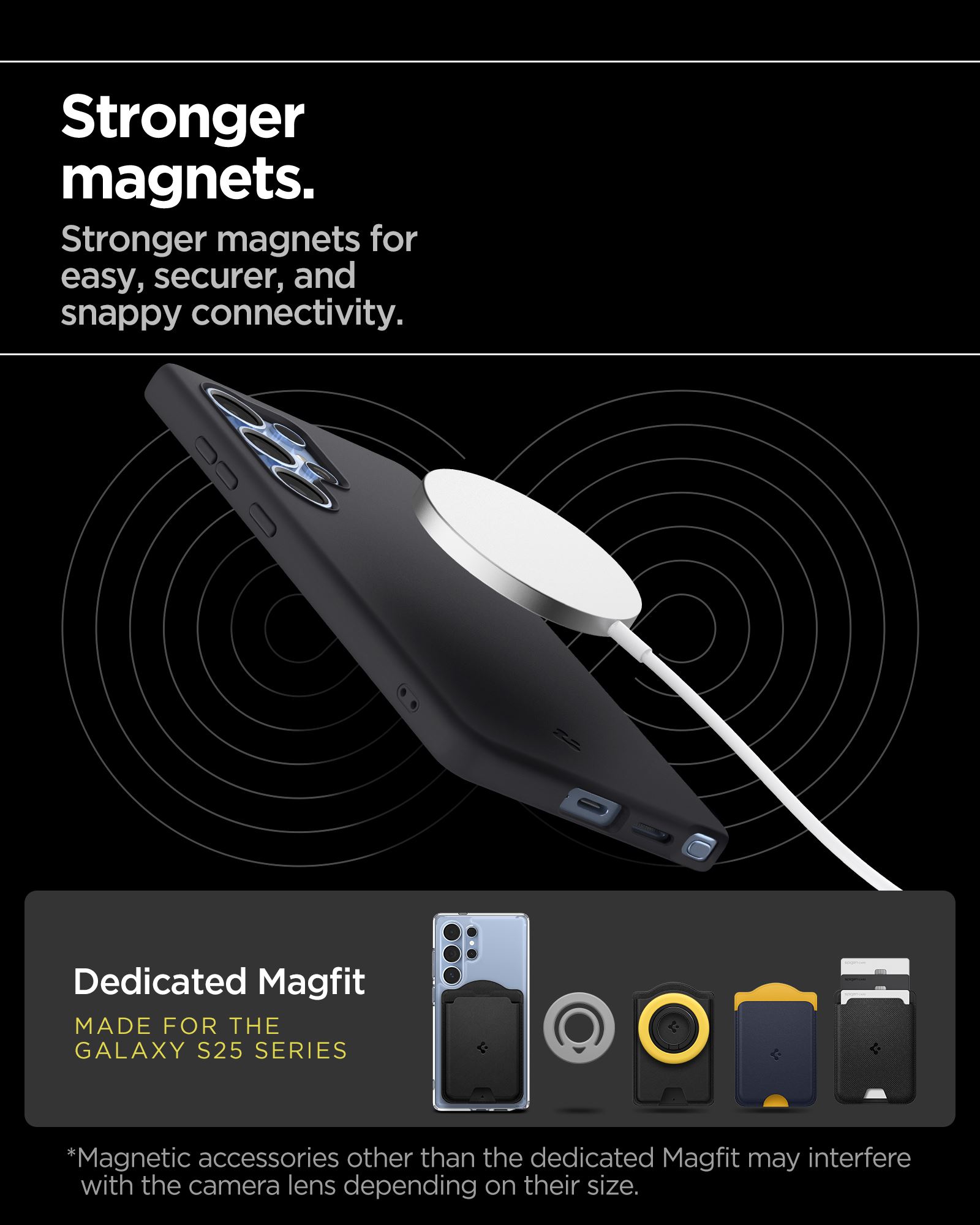 Spigen Silicone Fit MagSafe, black - Samsung Galaxy S25 Ultra (20)