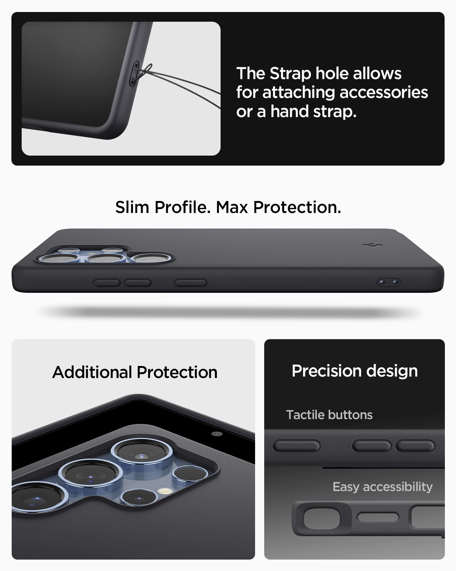 Spigen Silicone Fit MagSafe, black - Samsung Galaxy S25 Ultra (21)