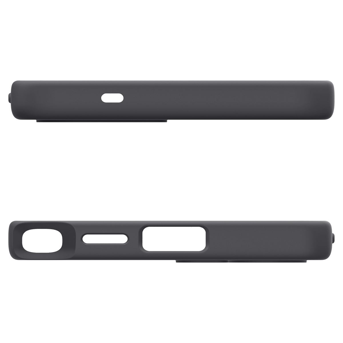 Spigen Silicone Fit MagSafe, black - Samsung Galaxy S25 Ultra (5)