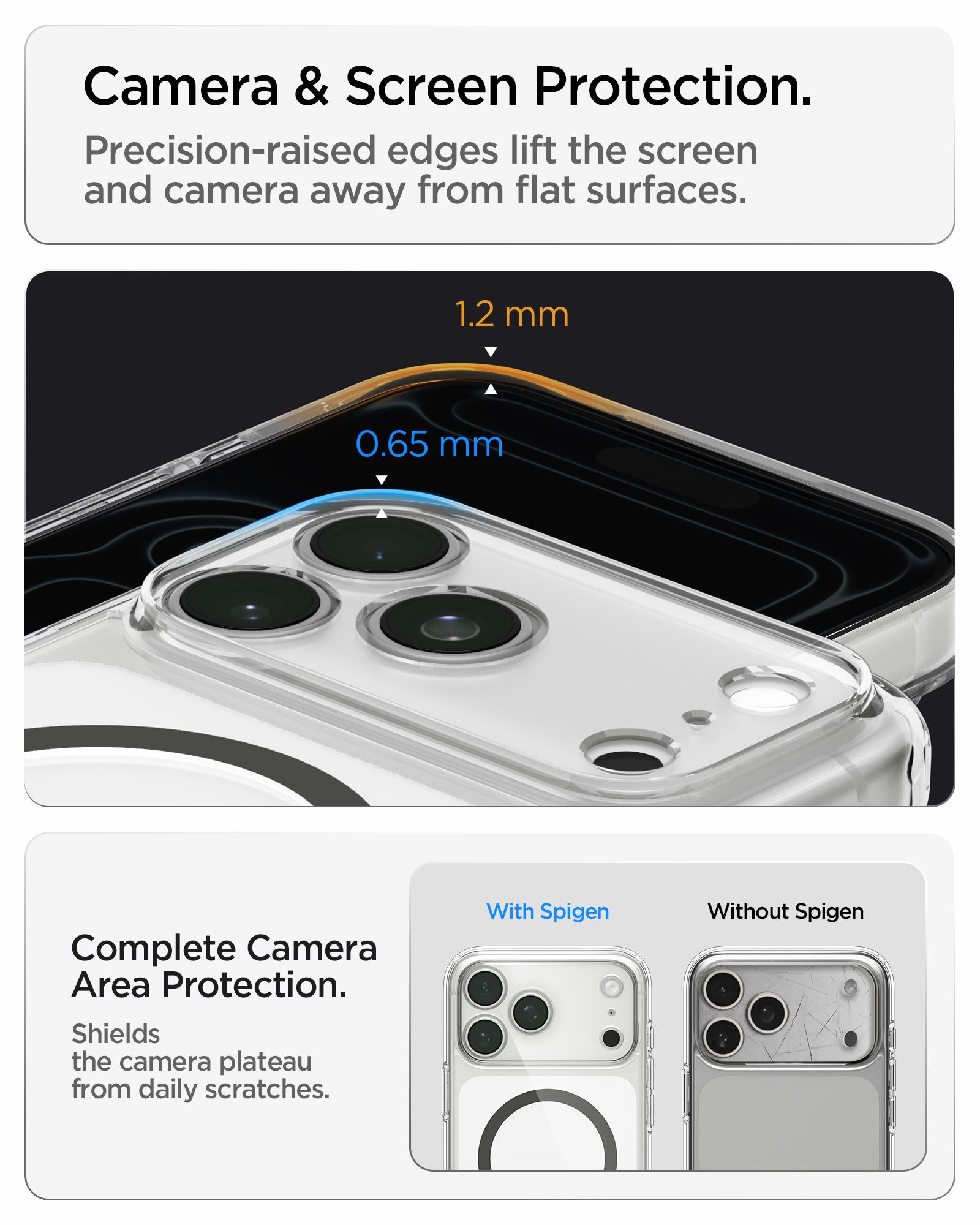 Spigen Ultra Hybrid MagSafe, clear graphite - iPhone 18 Pro/17 Pro (20)