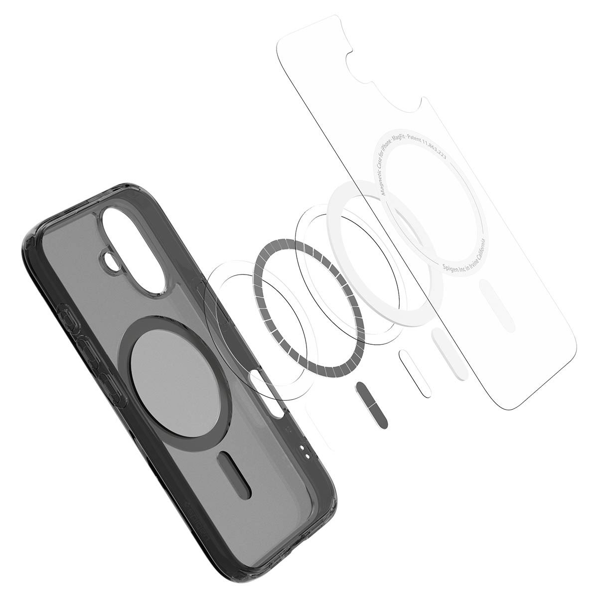 Spigen Ultra Hybrid T MagSafe, frost black - iPhone 16 (6)