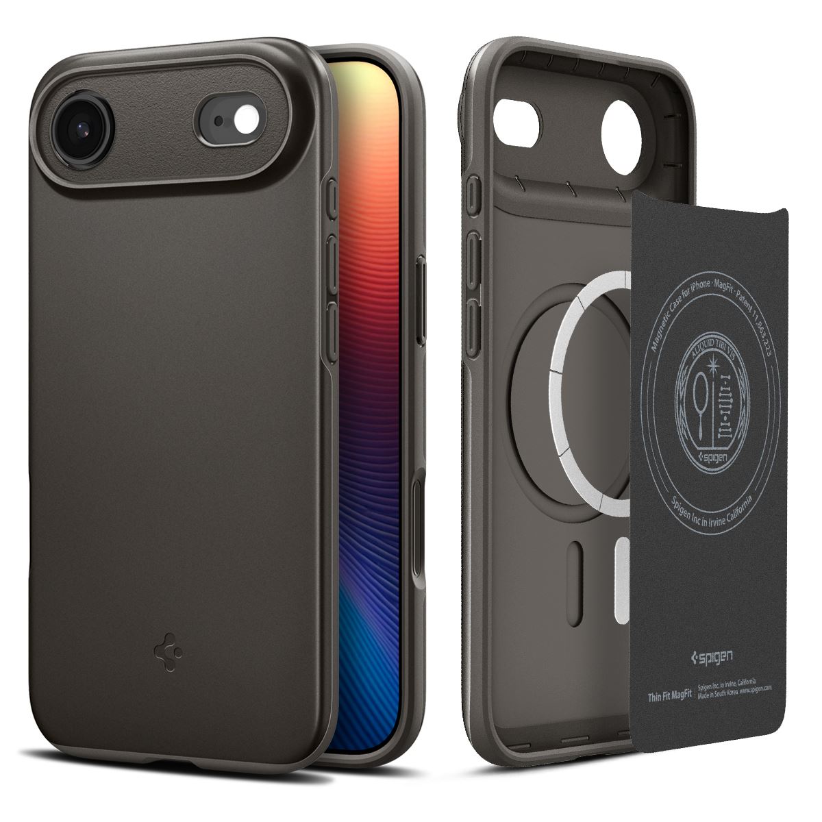 Spigen Thin Fit MagSafe, gunmetal - iPhone Air (11)