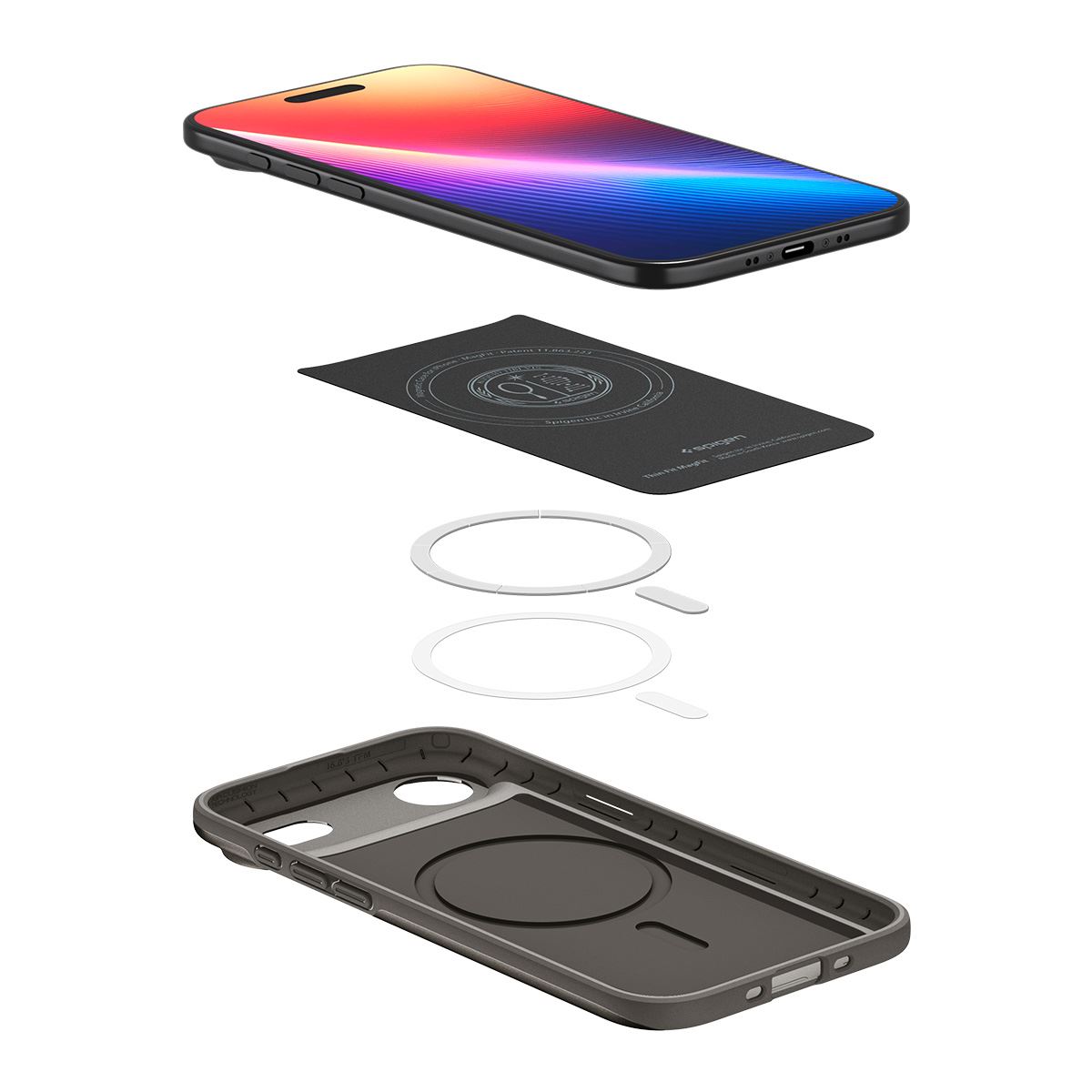 Spigen Thin Fit MagSafe, gunmetal - iPhone Air (8)
