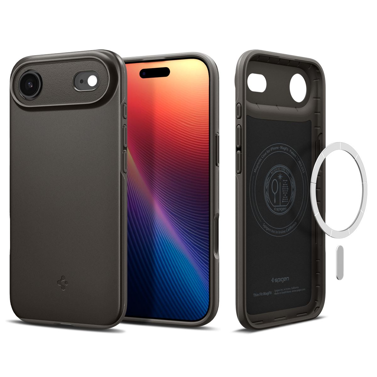 Spigen Thin Fit MagSafe, gunmetal - iPhone Air