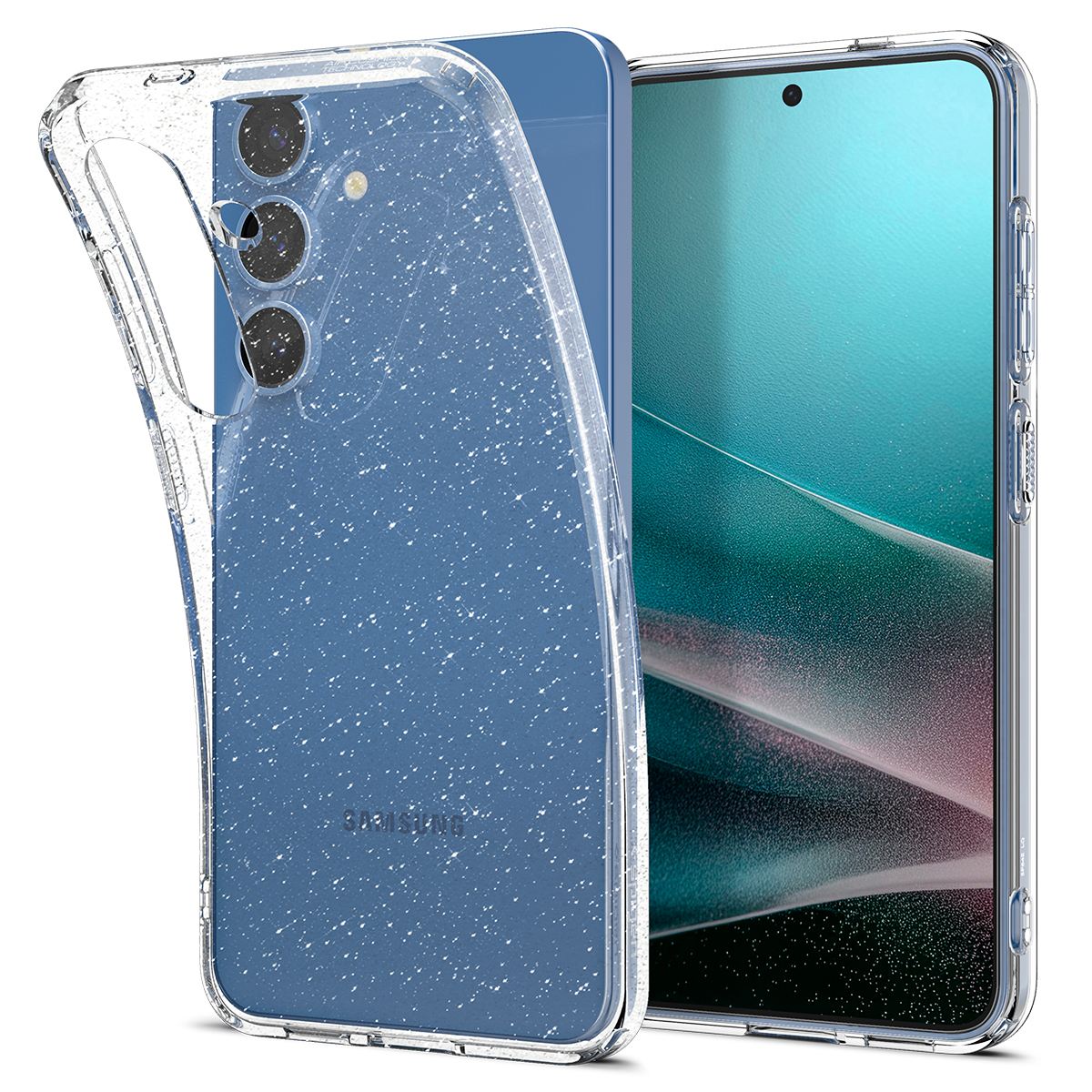 Spigen Liquid Crystal Glitter, crystal quartz - Samsung Galaxy S25+