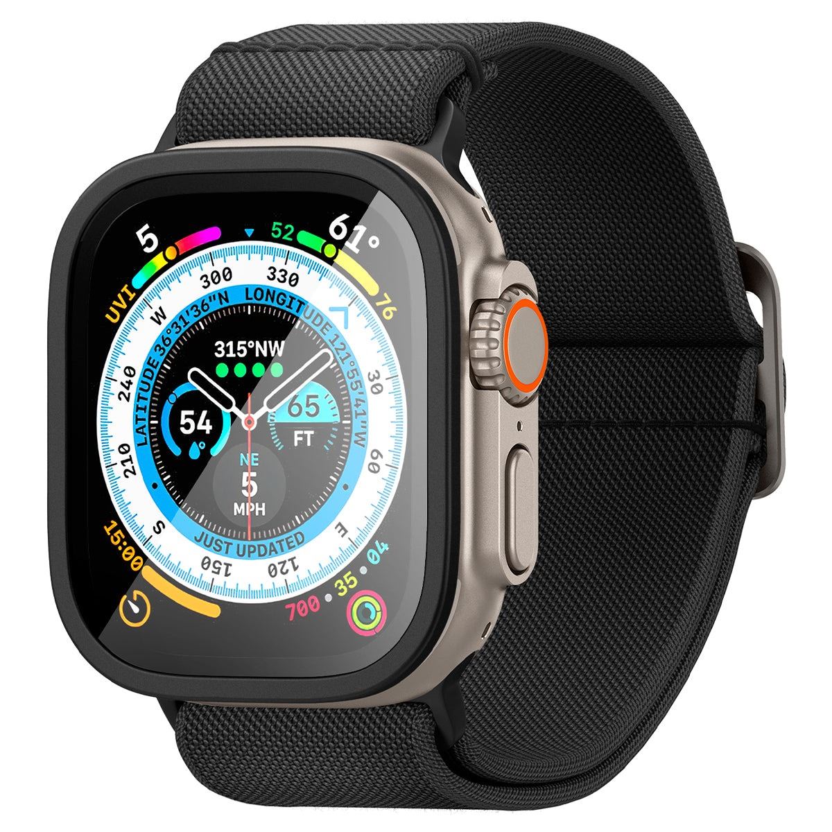 Spigen Glass tR Slim Pro 1 Pack, black - Apple Watch Ultra 2/Ultra 49mm (3)