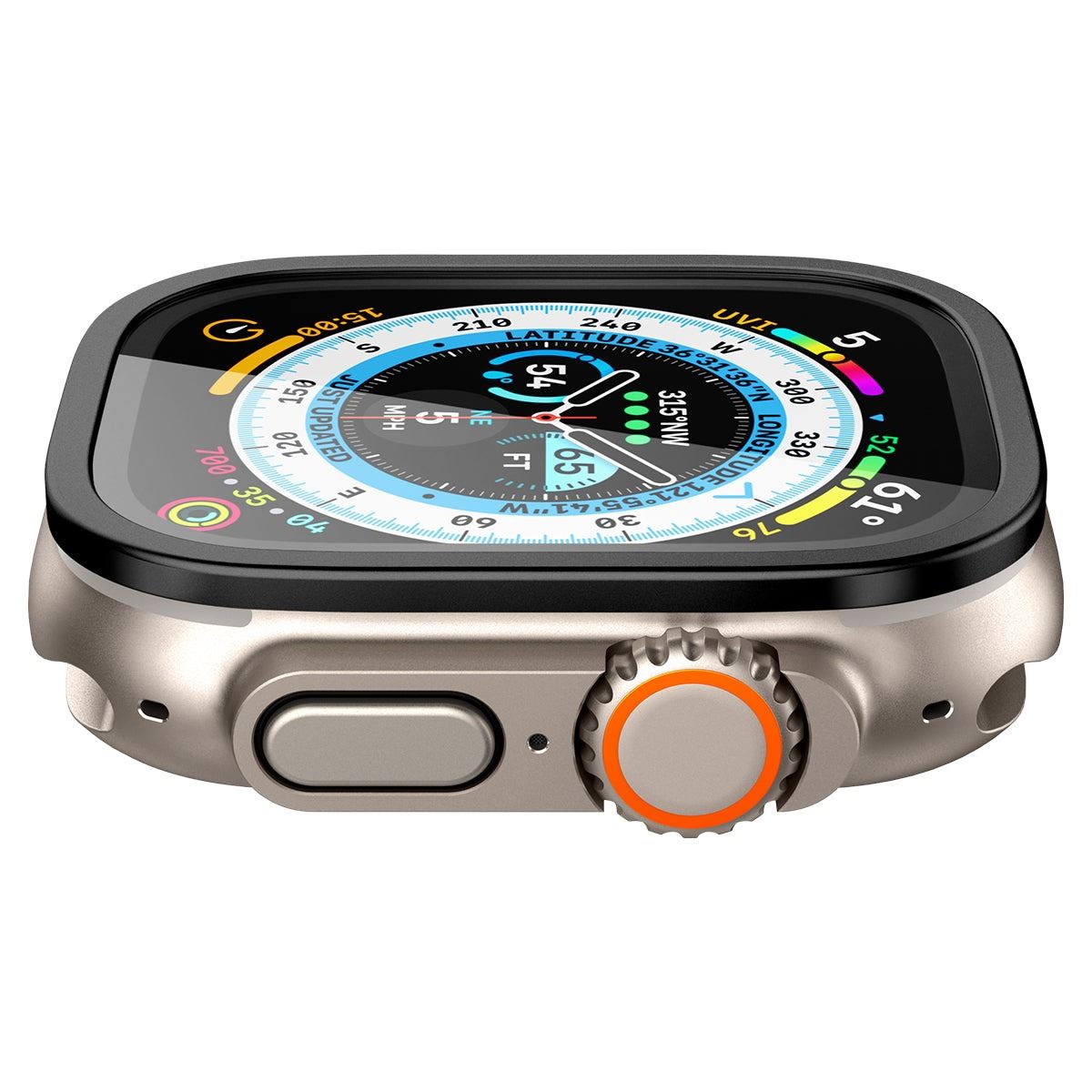 Spigen Glass tR Slim Pro 1 Pack, black - Apple Watch Ultra 2/Ultra 49mm (7)