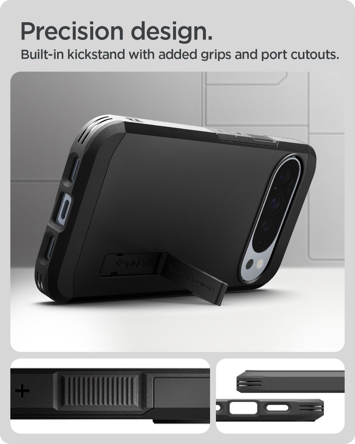 Spigen Tough Armor MagSafe, black - Google Pixel 10 Pro XL (13)