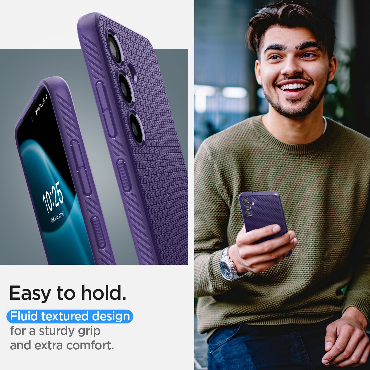 Spigen Liquid Air, deep purple - Samsung Galaxy S24 (15)