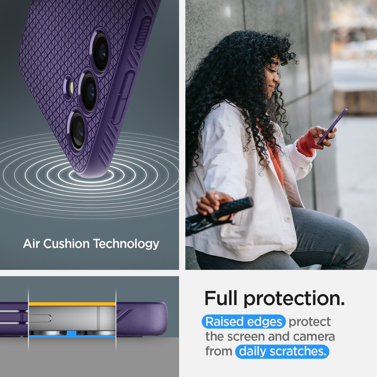 Spigen Liquid Air, deep purple - Samsung Galaxy S24 (16)
