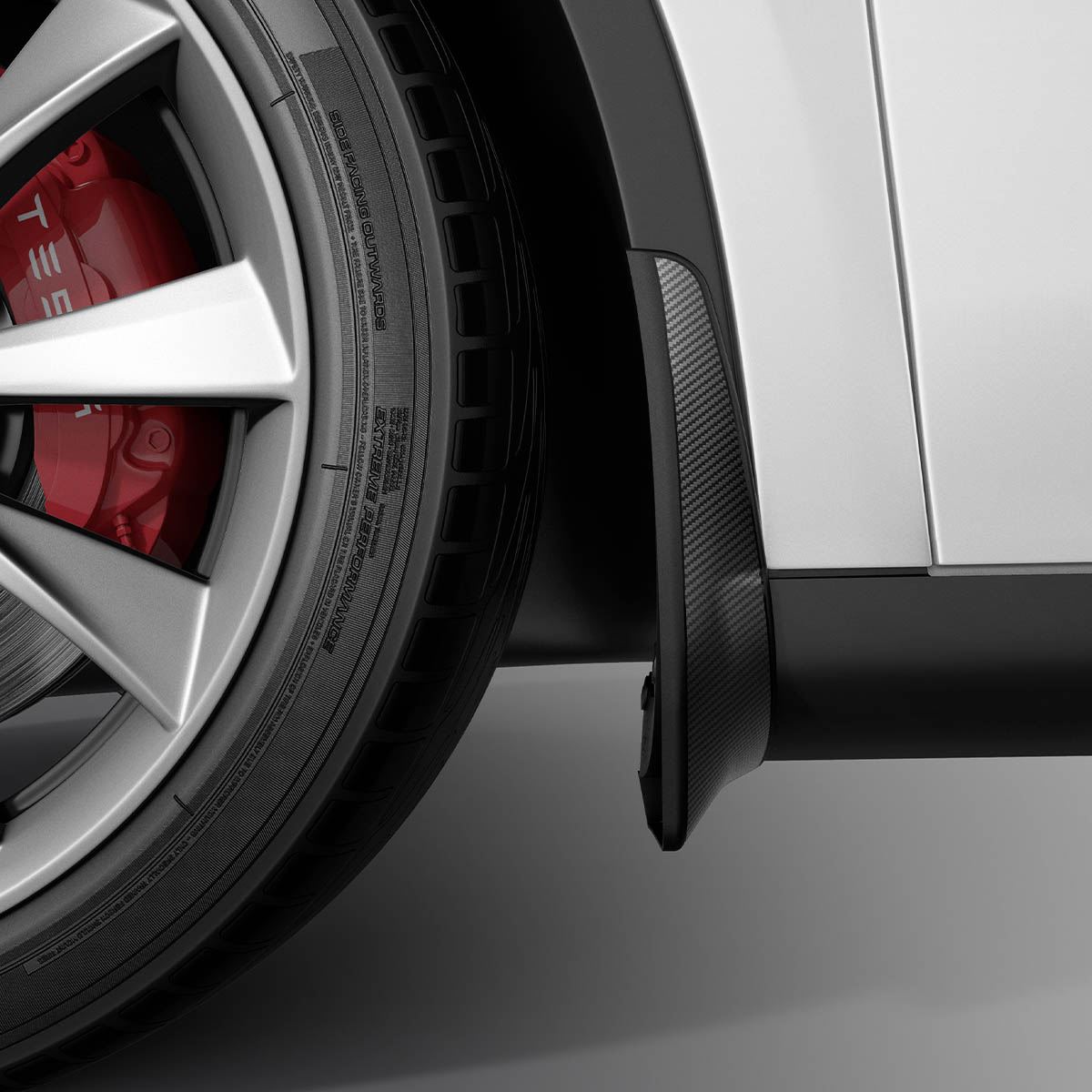 Spigen Tesla Mud Flaps, black - Tesla Model Y (9)